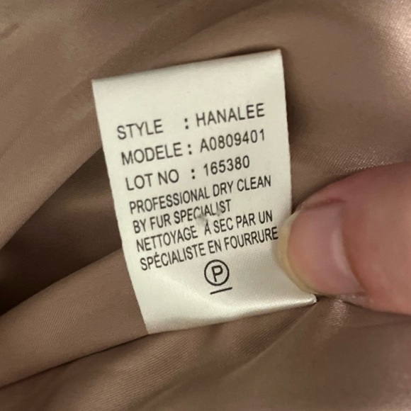 SOLD❤️ THEORY Hanalee Fur Vest Genuine Real Rabbit Fur Beige Tan - Picture 10 of 11